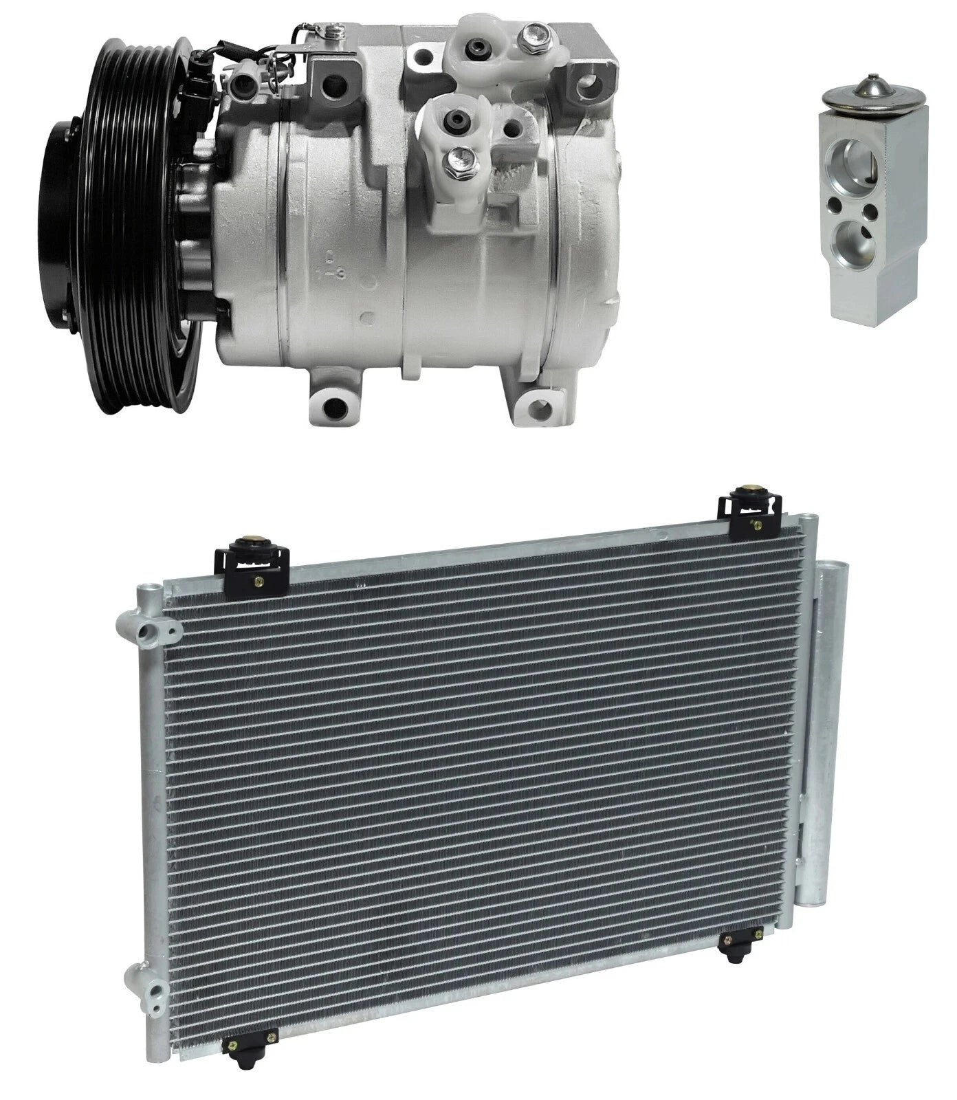 AC Compressor Kit with Condenser for Toyota Matrix 1.8L (2004–2008)