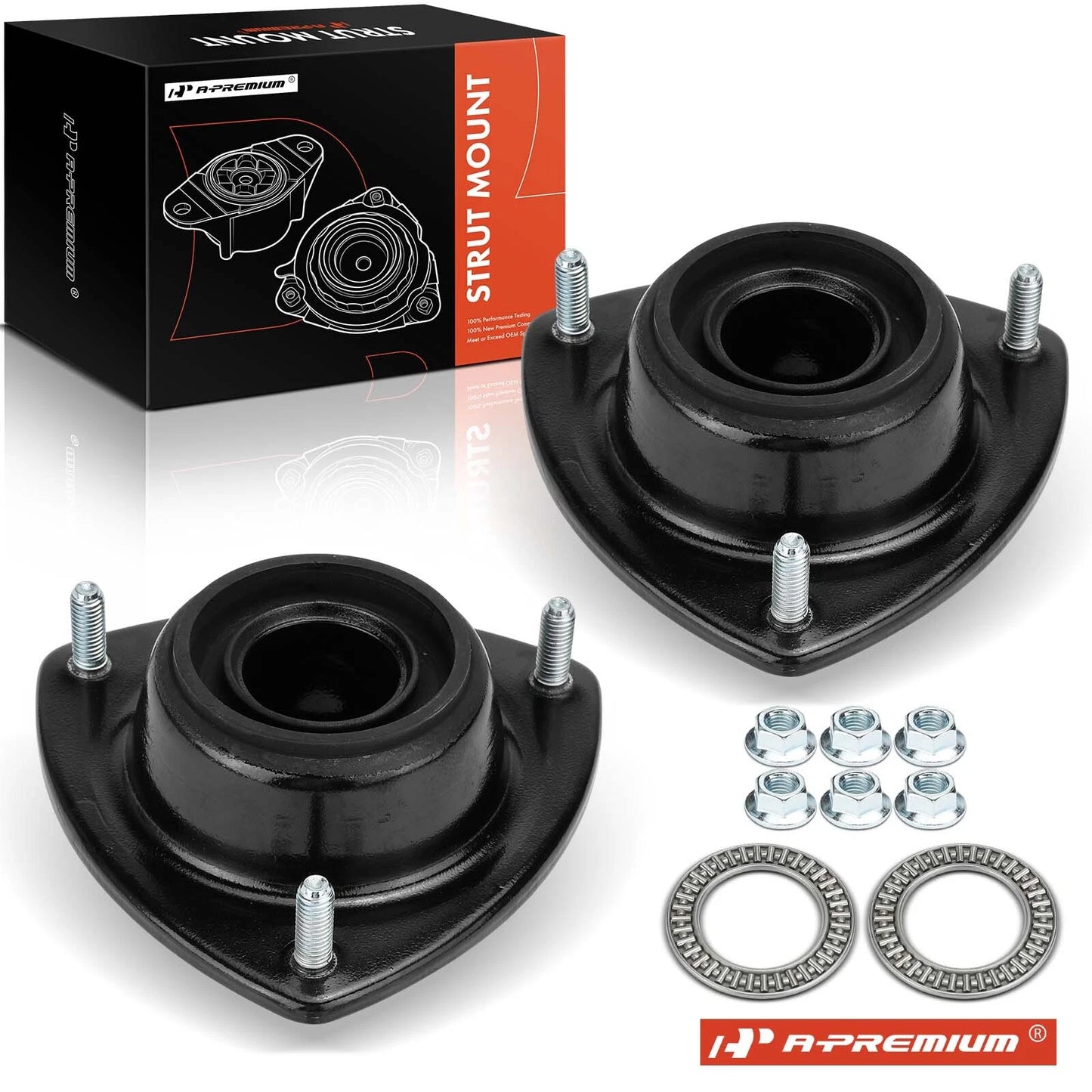 2X Front Suspension Strut Mount for Chevrolet Sprint Geo Metro (1985–1997)