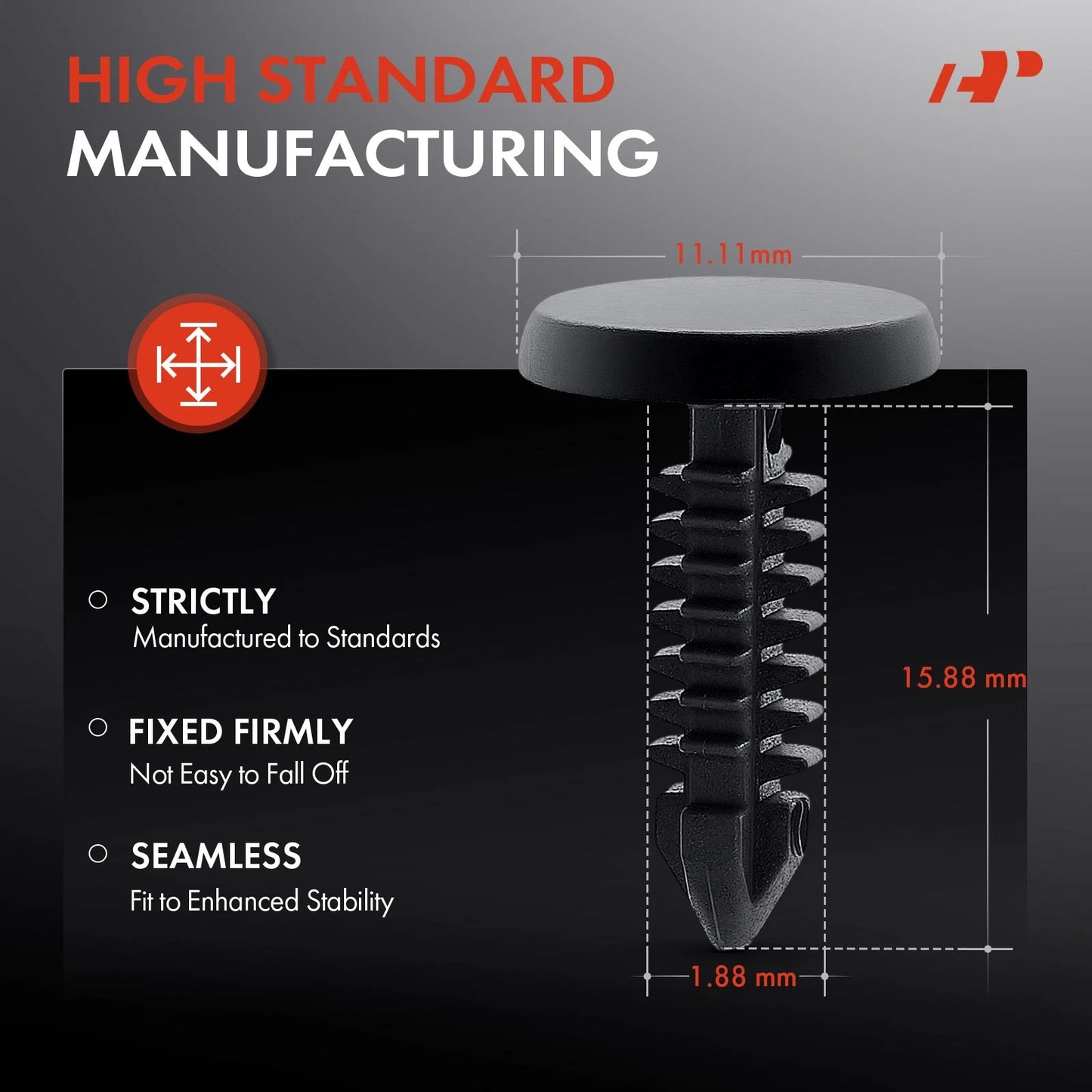 50x Weatherstrip Retainer Clips for GM Chevy Buick Cadillac