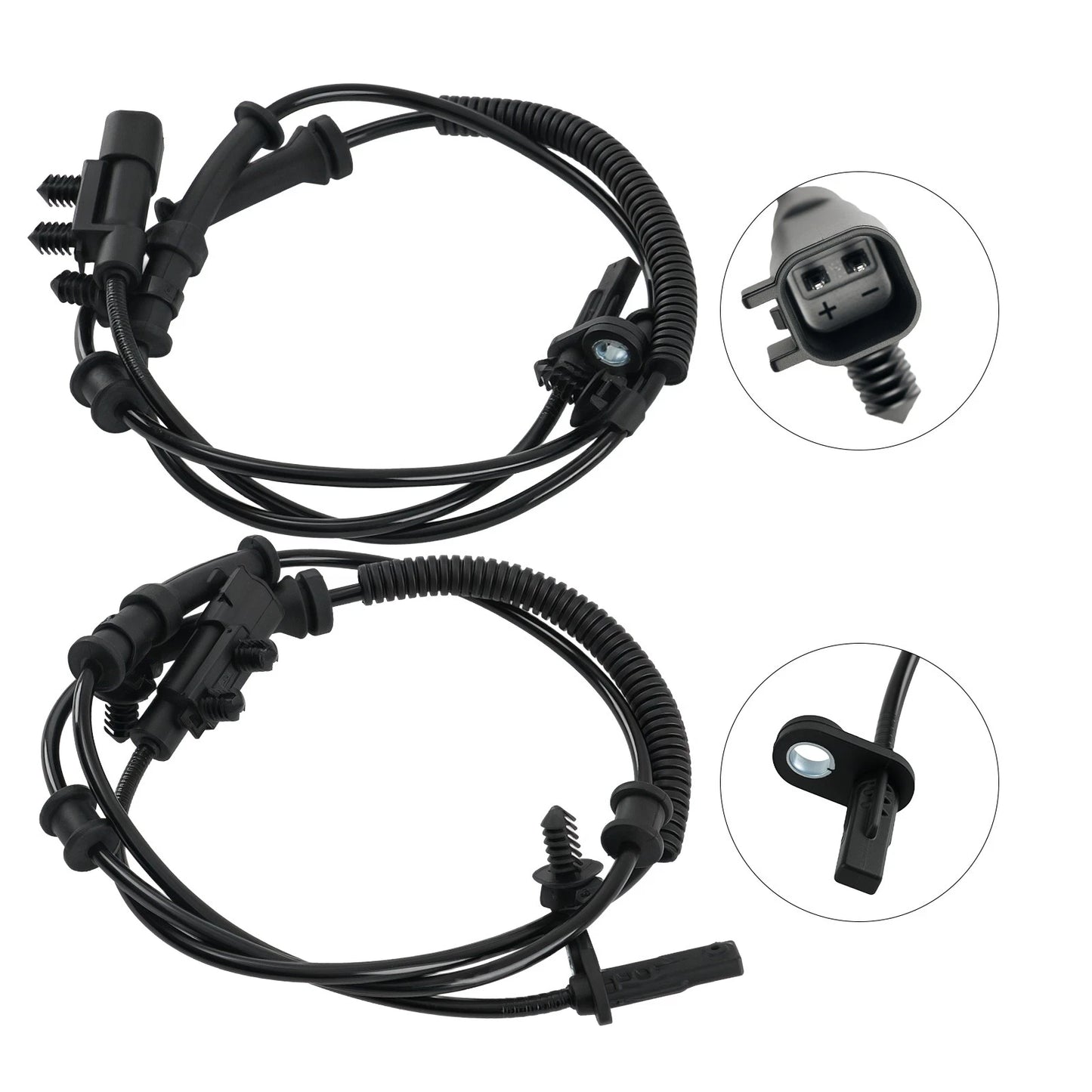 2x Front ABS Wheel Speed Sensor for Dodge Durango Jeep Grand 2011–2015