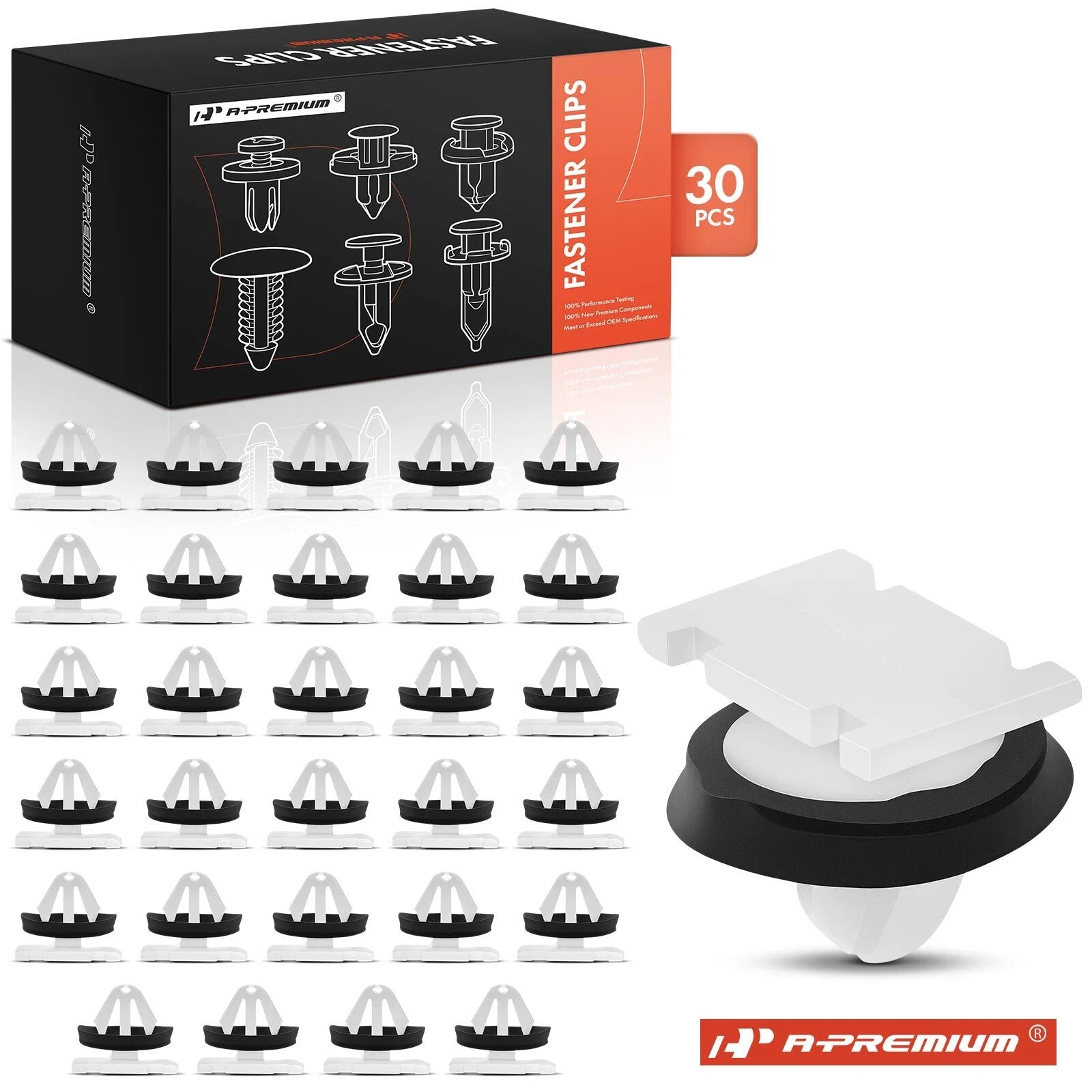 30Pcs Trim Molding Clips with Sealer for Chevy