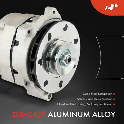 Alternator for Chevy Malibu, Impala, Camaro, C10, K10, Suburban (1983–1985)