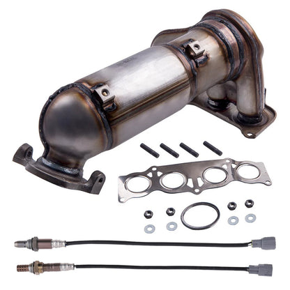 Catalytic Converter Set w/ O2 Sensor for Toyota Camry 2.4L (2007–2009)