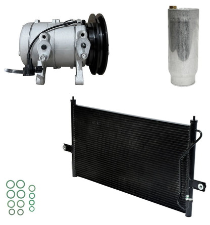 A/C Compressor Kit With Condenser Replacement for Nissan Frontier 2.4L (1999–1999)