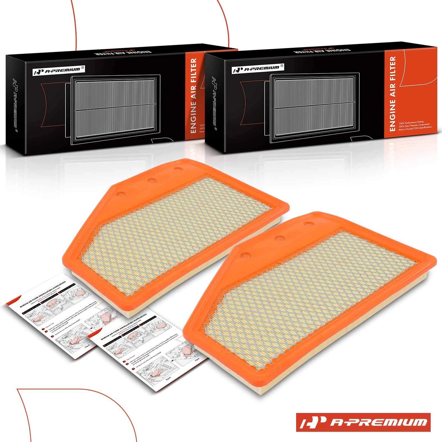 2X Engine Air Filter for Chevrolet Malibu (2016–2022) Buick Envision (2021–2022)
