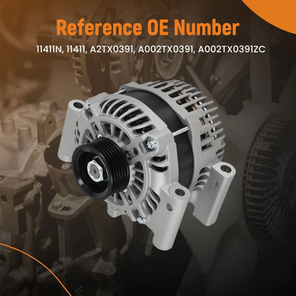 150A Alternator for Ford Escape Fusion Mazda Tribute Mercury (2009–2012)