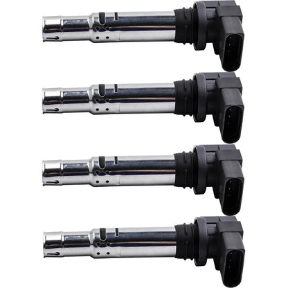 4x Ignition Coil for Audi Seat Skoda Octavia (2001–2013) 1.4