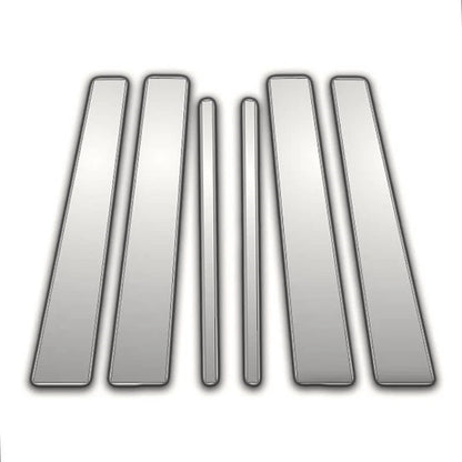 Chrome Pillar Post Covers 6 Pc Replacement for Infiniti M (2005–2010)
