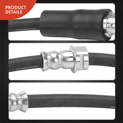 2X Front Brake Hydraulic Hose for Chevrolet Meriva (2005–2008) Astra (2000–2008)