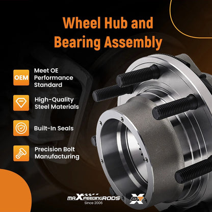 Front Wheel Hub Bearings Pair for Ford F-250 F-350 Super Duty (2011–2016)
