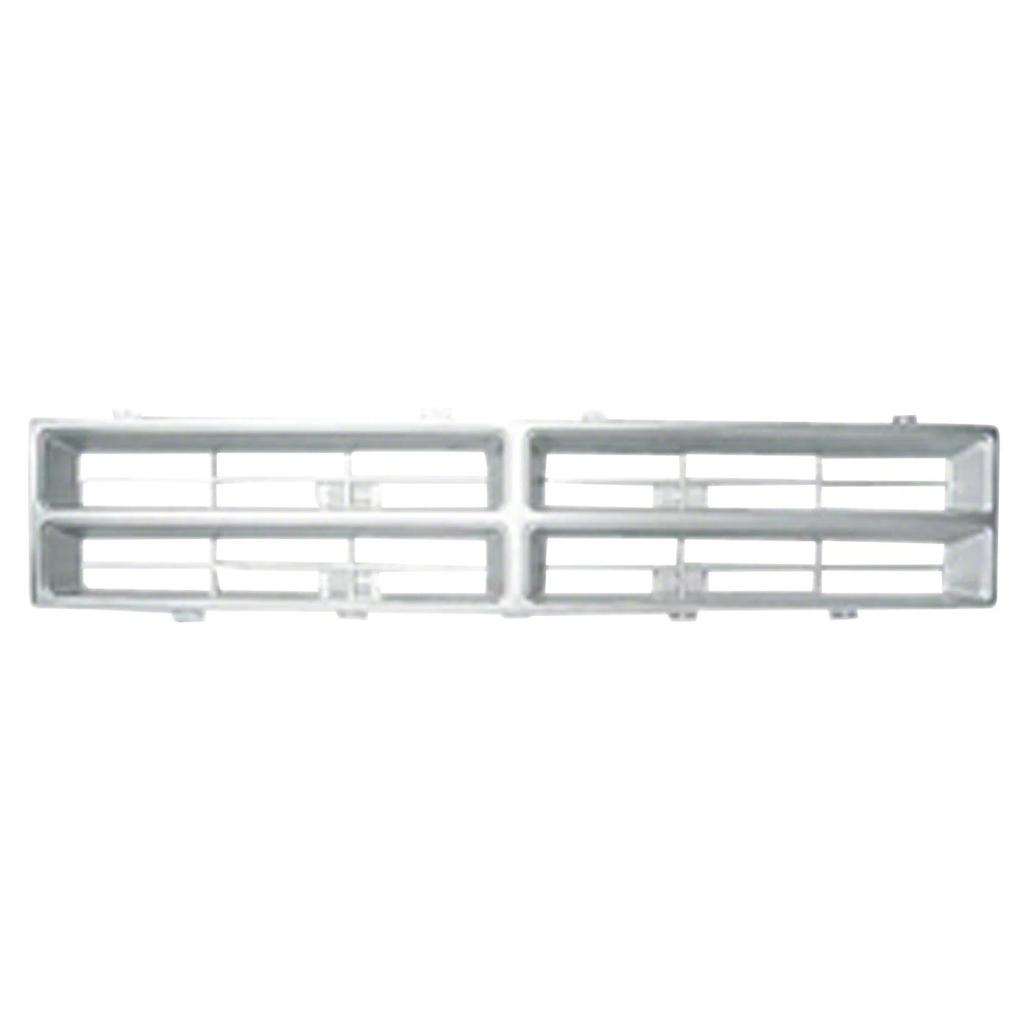 Replacement Silver Plastic Front Grille (See compatibility Chart)