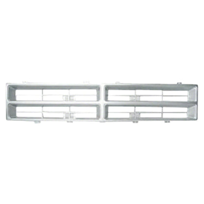 Replacement Silver Plastic Front Grille (See compatibility Chart)