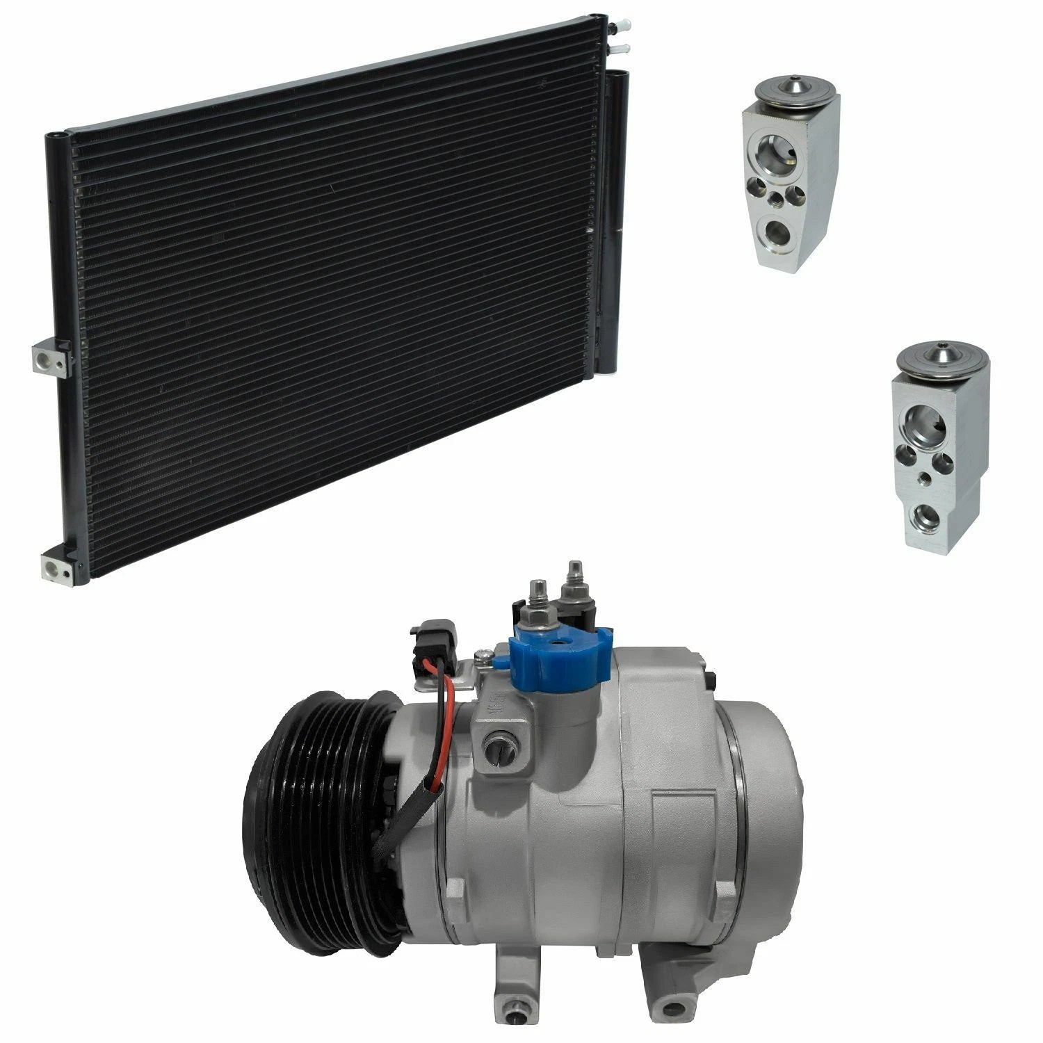 AC Compressor Kit with Condenser Replacement for Lincoln Navigator (2009–2014)