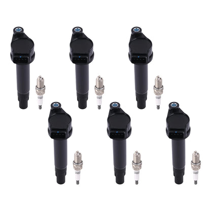 Ignition Coil and Spark Plug Set for Toyota Solara V6 3.3L (2004–2008)