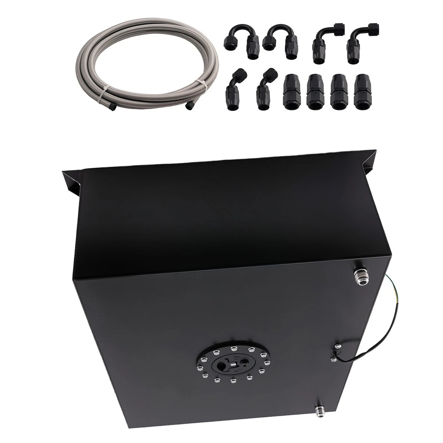20 Gal Aluminum Racing Tank with Line Kit for Hot Rod Street Racing (2019–2024)