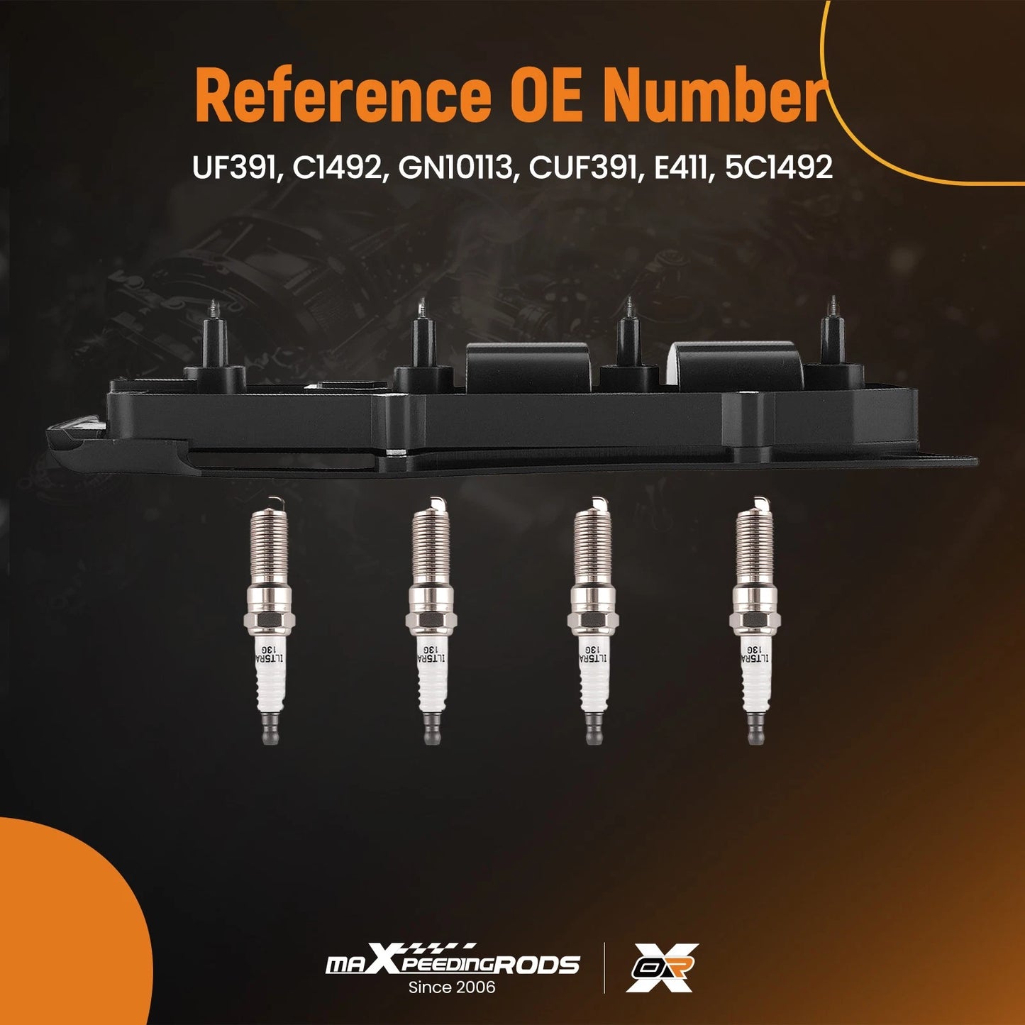 Ignition Coil and Spark Plugs Set for Chevrolet Cobalt HHR (2005–2006)