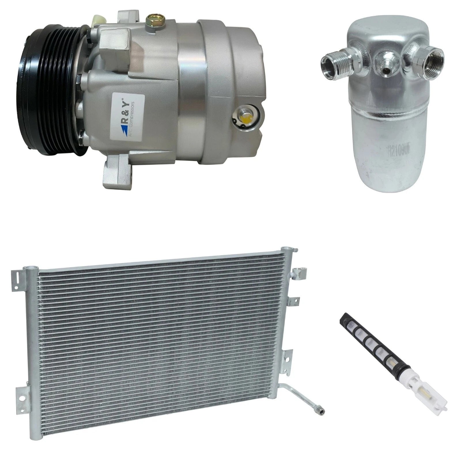 AC Compressor Kit With Condenser for Pontiac Firebird 3.8L (1996–1996)