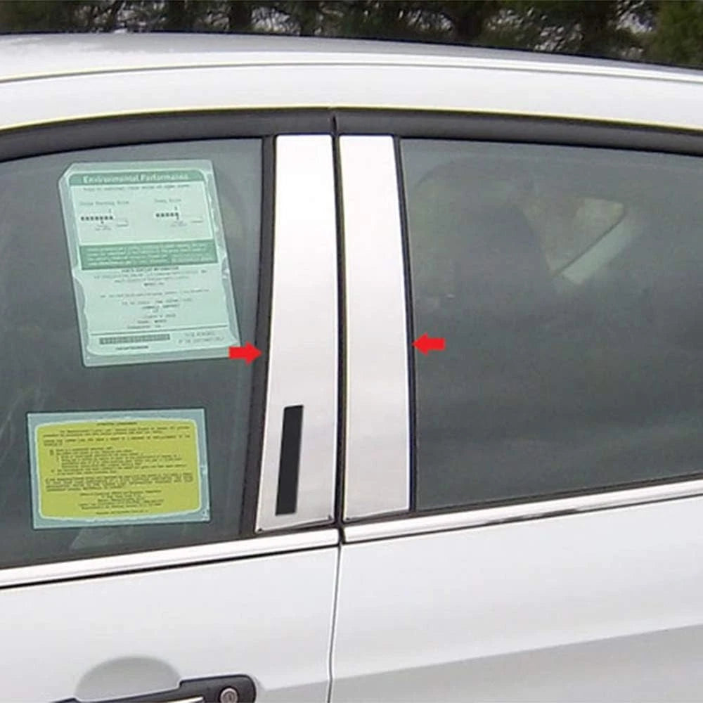 Luxury FX Chrome Pillar Post Set with Keyless Entry for Ford Escape (2013–2019)