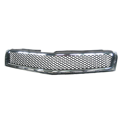 Replacement Black Chrome Plastic Front Grille For 2009-2012 Chevrolet Traverse