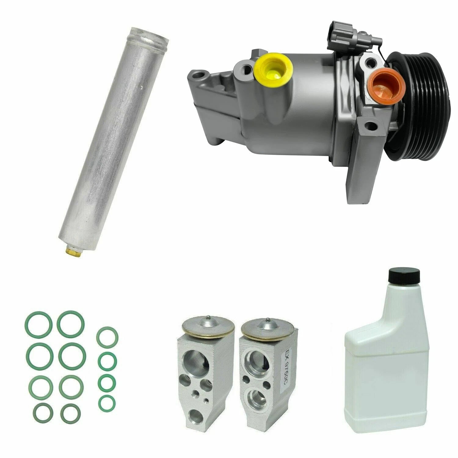 AC Compressor Kit Replacement for Nissan Elgrand E52 (2002–2004)