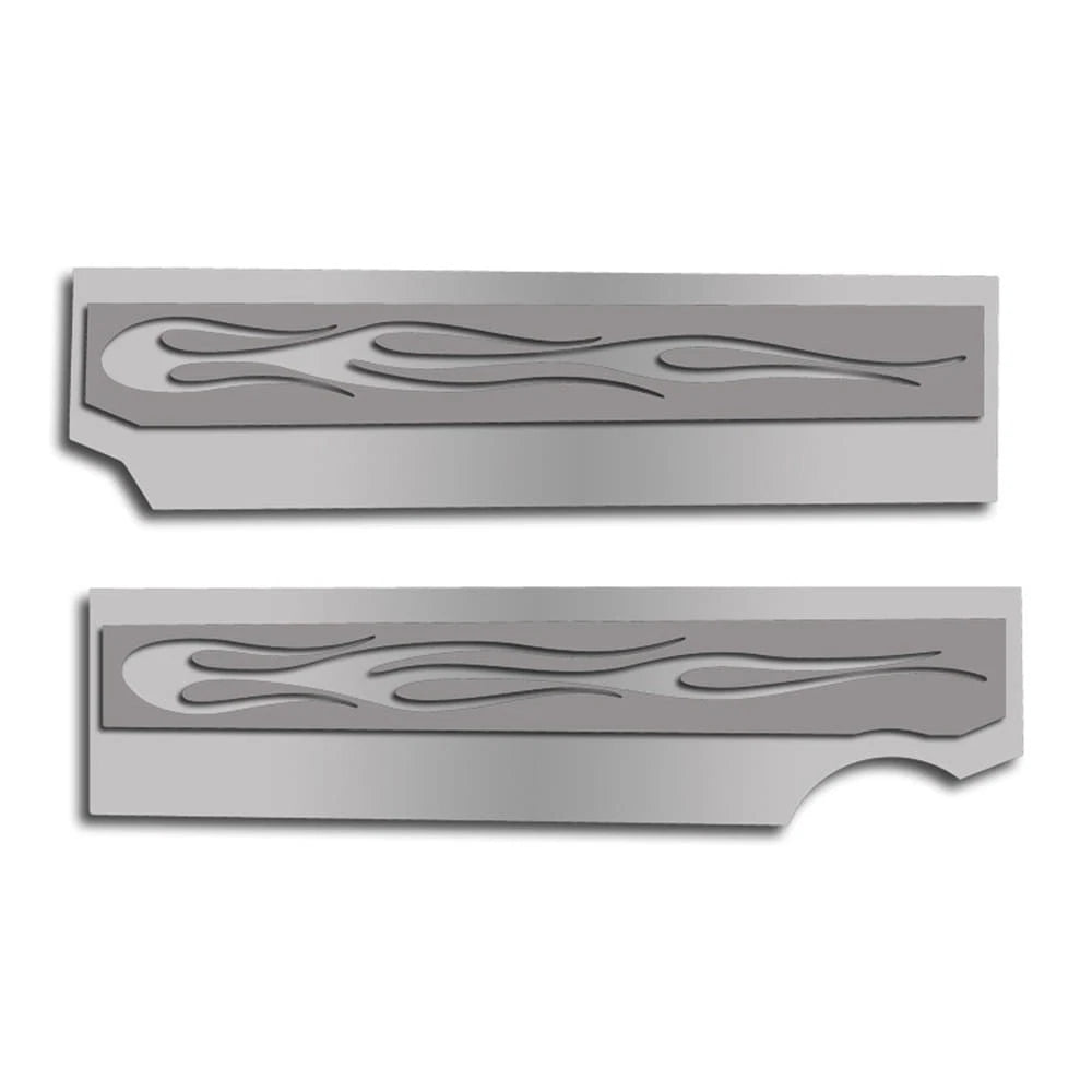 Fuel Rail Covers with Red True Flame Inlay for 2010-2015 Camaro SS