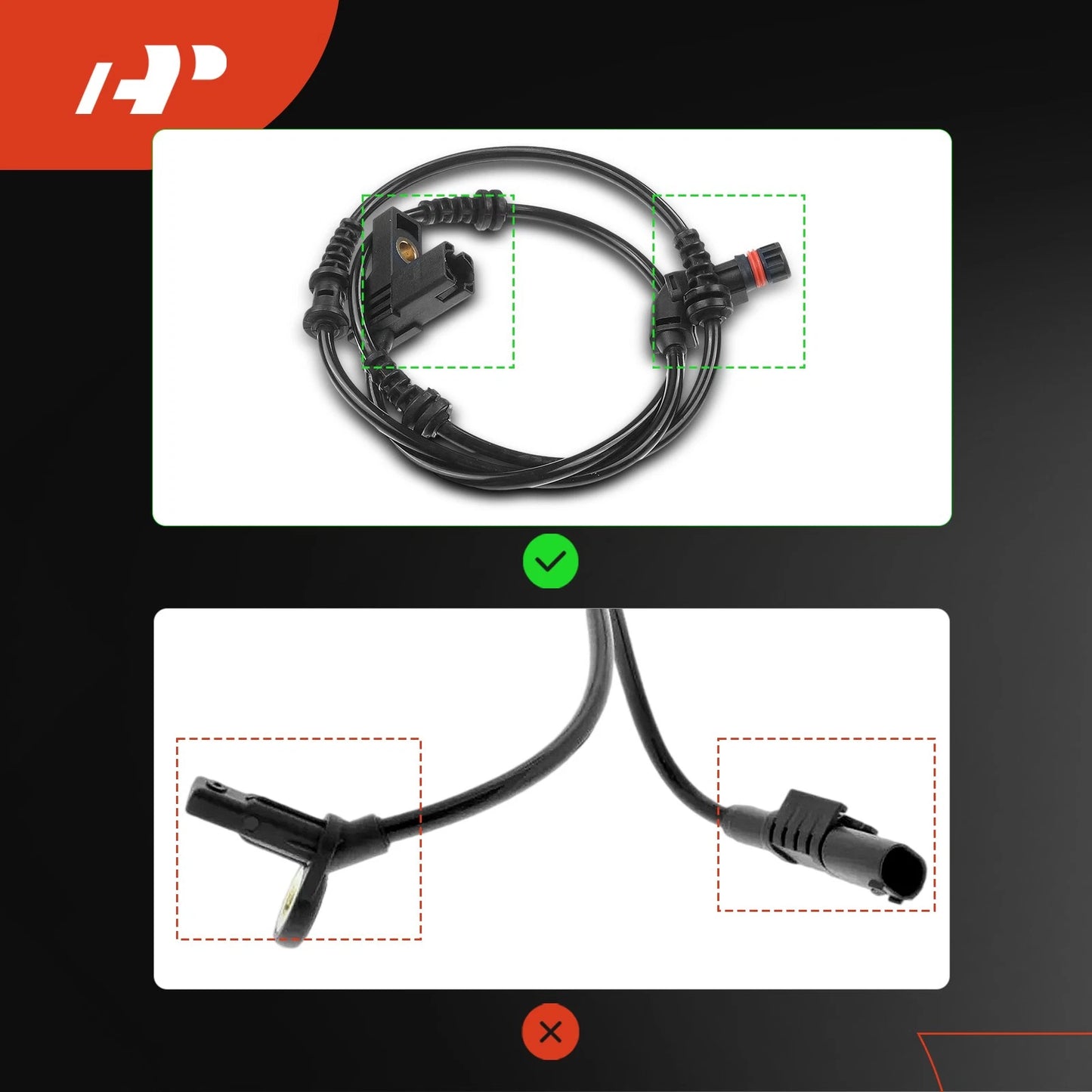 ABS Wheel Speed Sensor for Mercedes-Benz R320 R350 R500 (2006–2010)