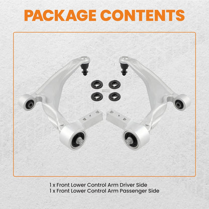 Front Lower Control Arms w/Ball Joint for 2009-2015 Honda Pilot (2pc)