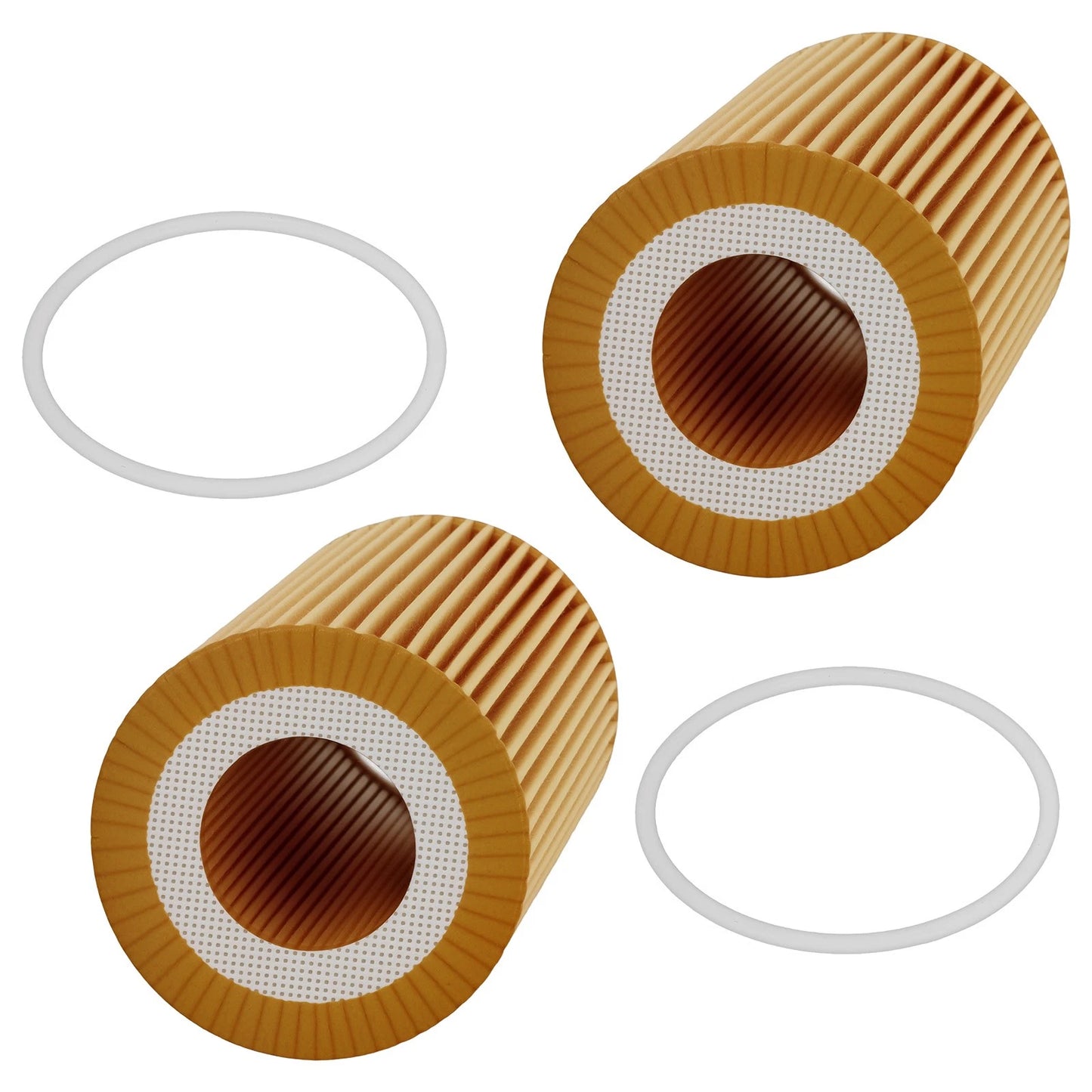 2PCS Oil Filter for Volvo C30 S40 V50 (2004–2013)
