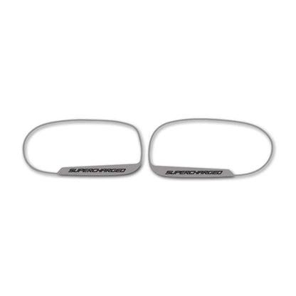 Brushed Stainless Side View Mirror Trim for Chevrolet Corvette (2005–2013)