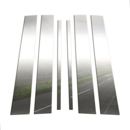 Chrome Pillar Post Covers 6 Piece Replacement for Lexus GX (2010–2016)