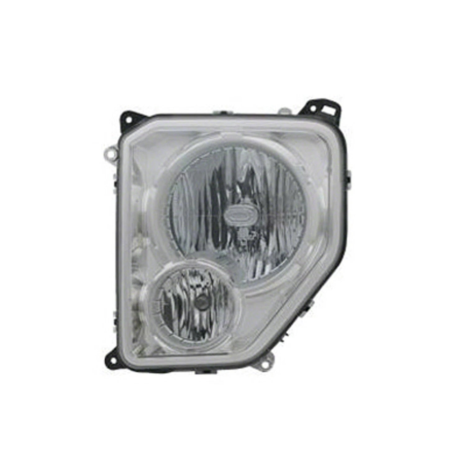 Replacement Chrome Driver Side Head Light Assembly w/Fog Lights