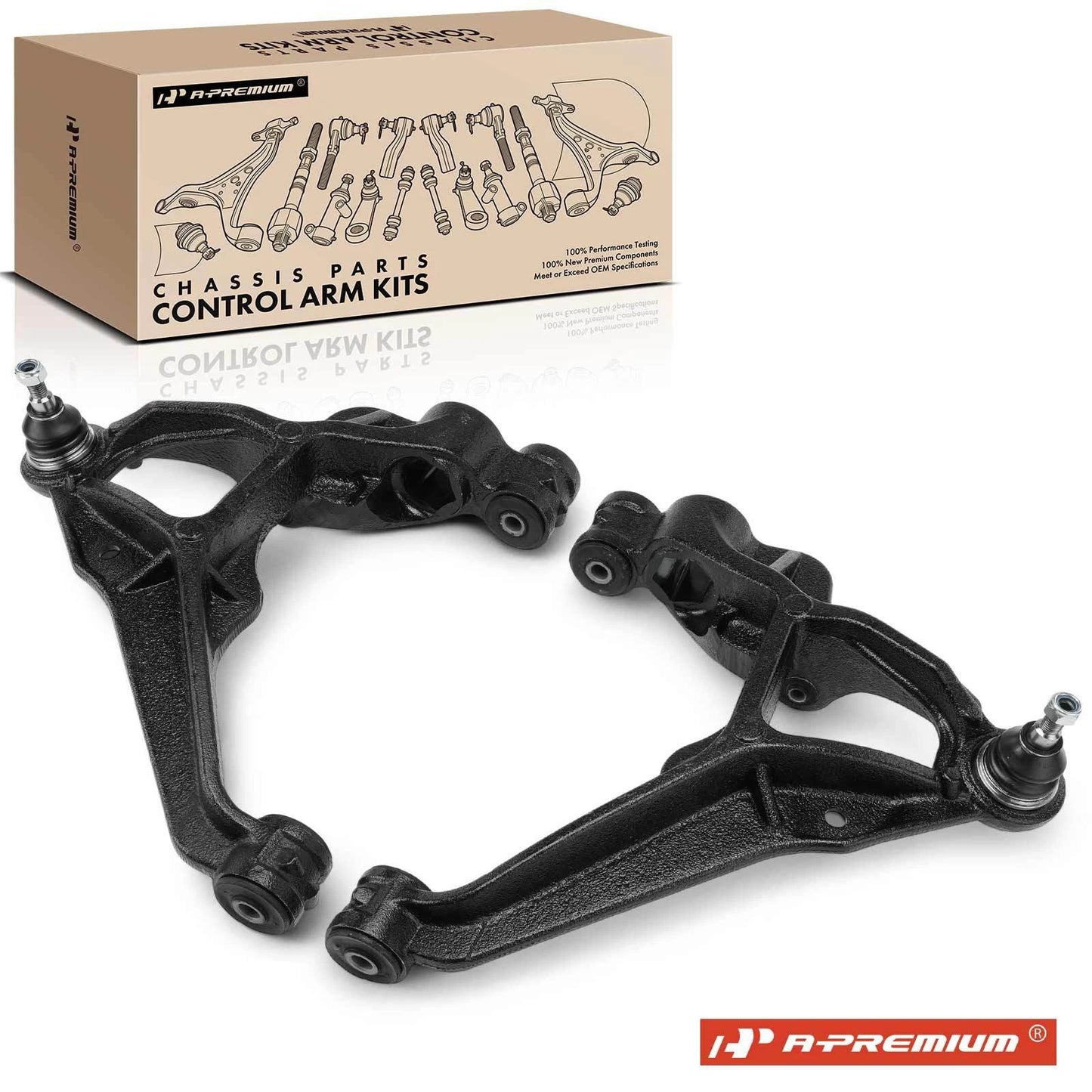2X Front Lower Control Arm with Ball Joint for Chevrolet GMC