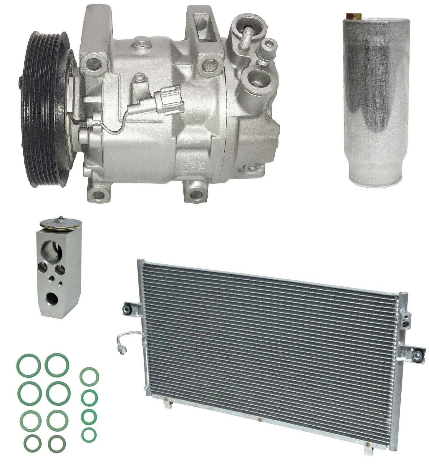 A/C Compressor Kit with Condenser Replacement for Infiniti I30 (2000–2001)