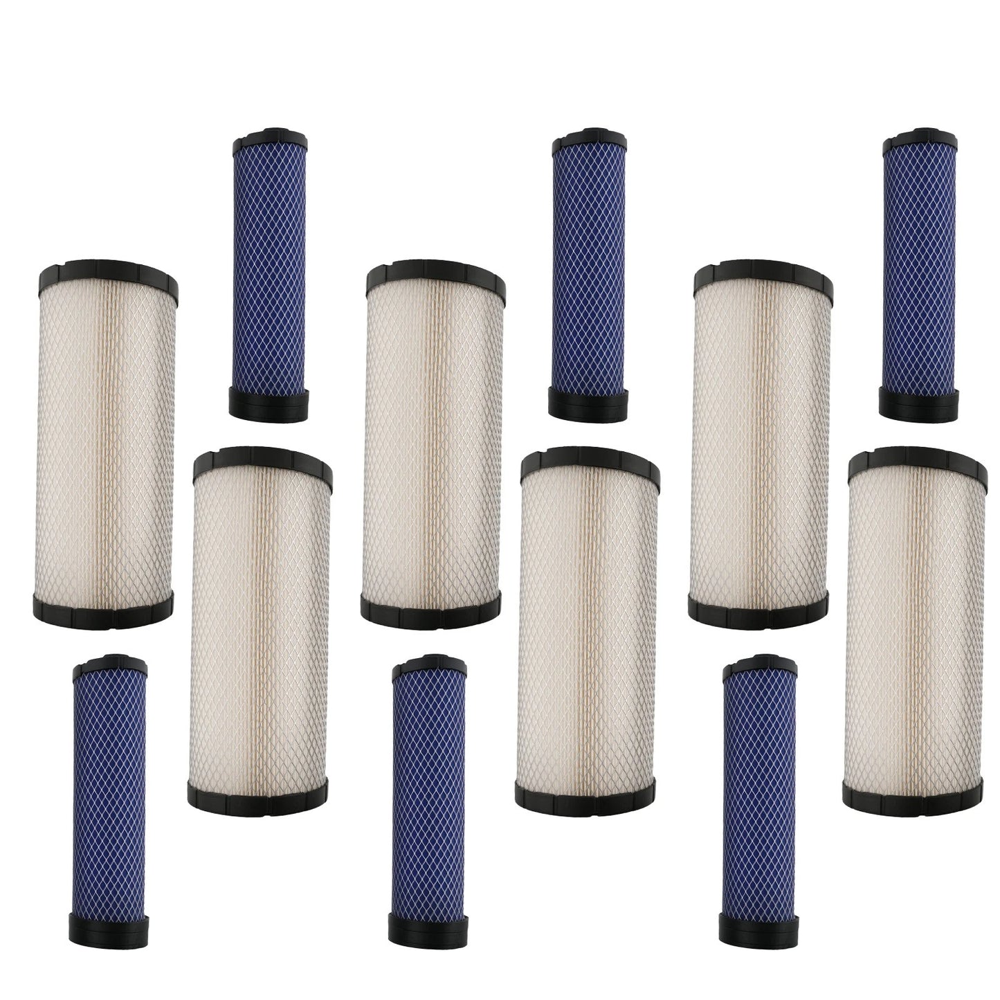 6x Outer & Inner Air Filter for John Deere RE68048 RE68049 (Wix 46489–46490)