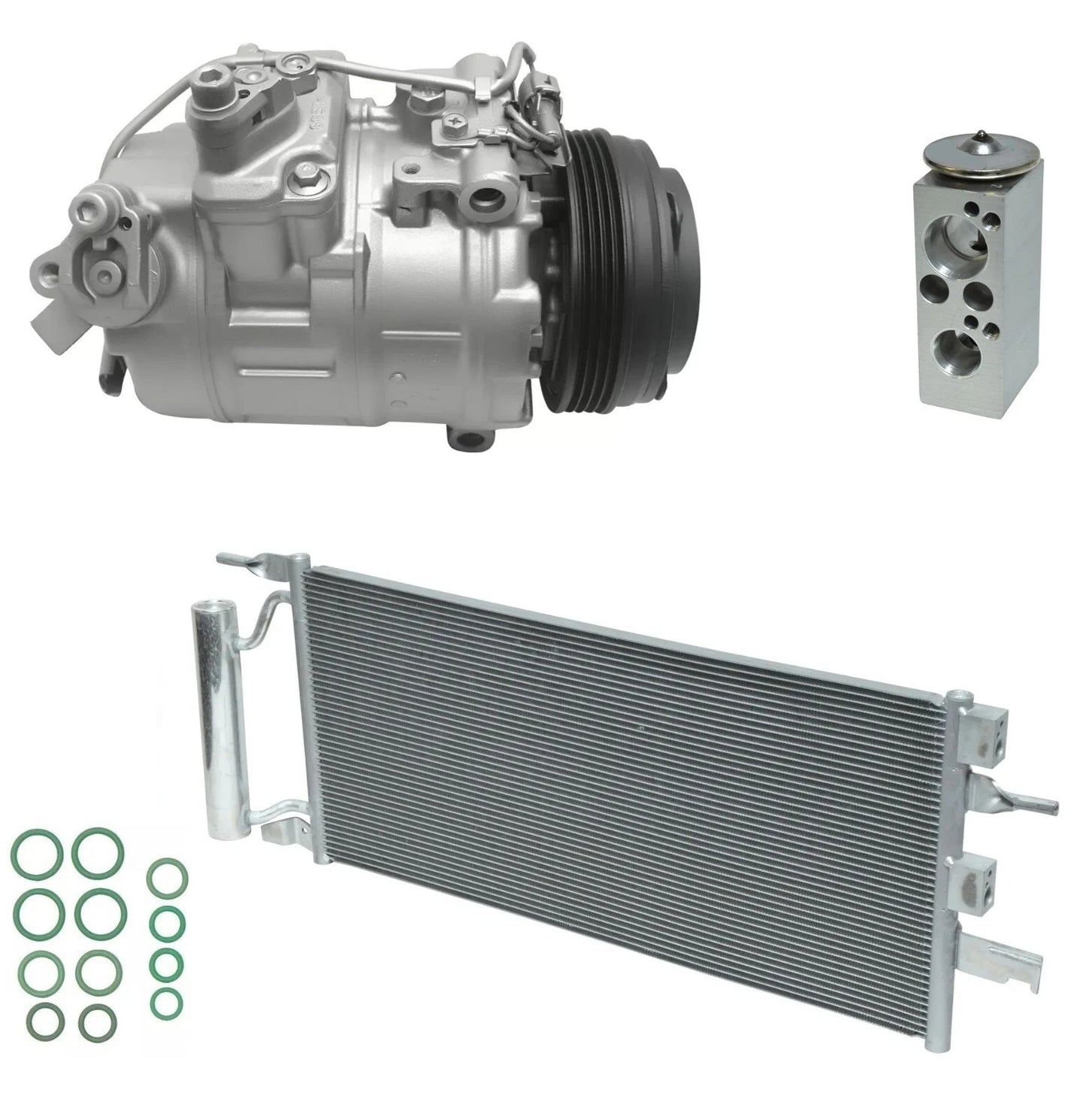 AC Compressor Kit With Condenser Replacement for BMW X1 2.0L (2016–2016)