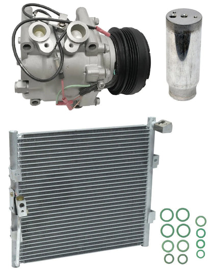 AC Compressor Kit with Condenser for Honda Civic del Sol 1.6L (1995–1997)