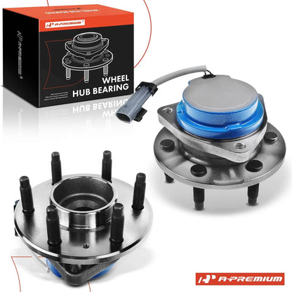 2X Rear Wheel Hub & Bearing Assembly with ABS Sensor for Cadillac SRX (2004–2016)