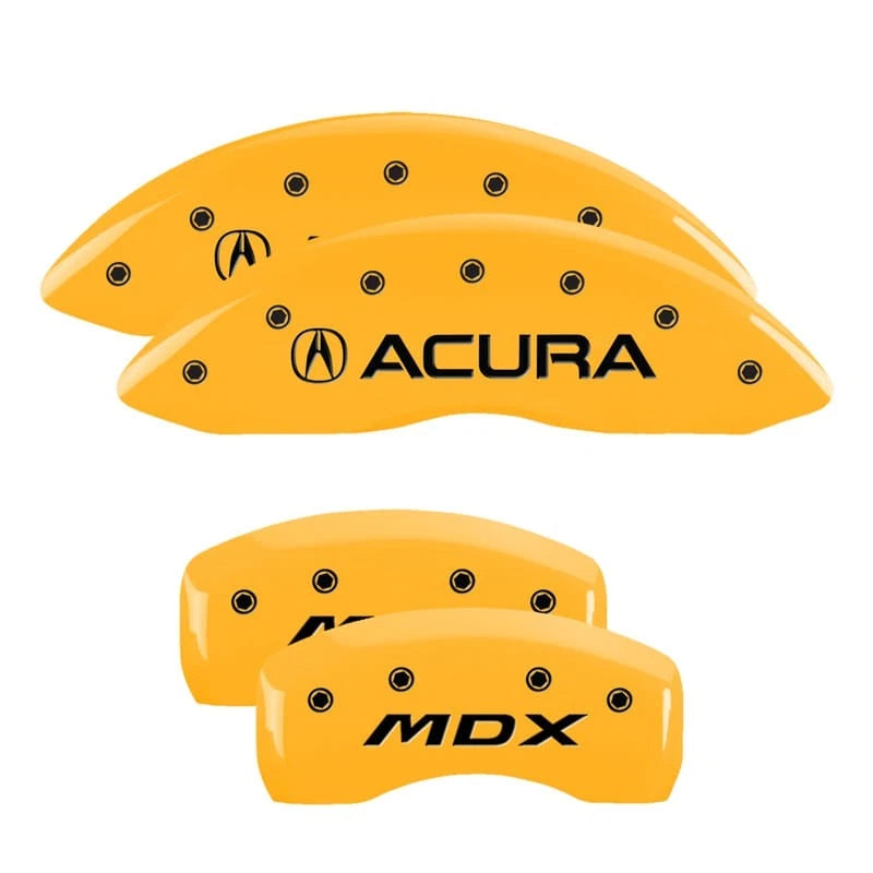 Caliper Covers Set of 4 Yellow for Acura MDX (2014–2016) by MGP