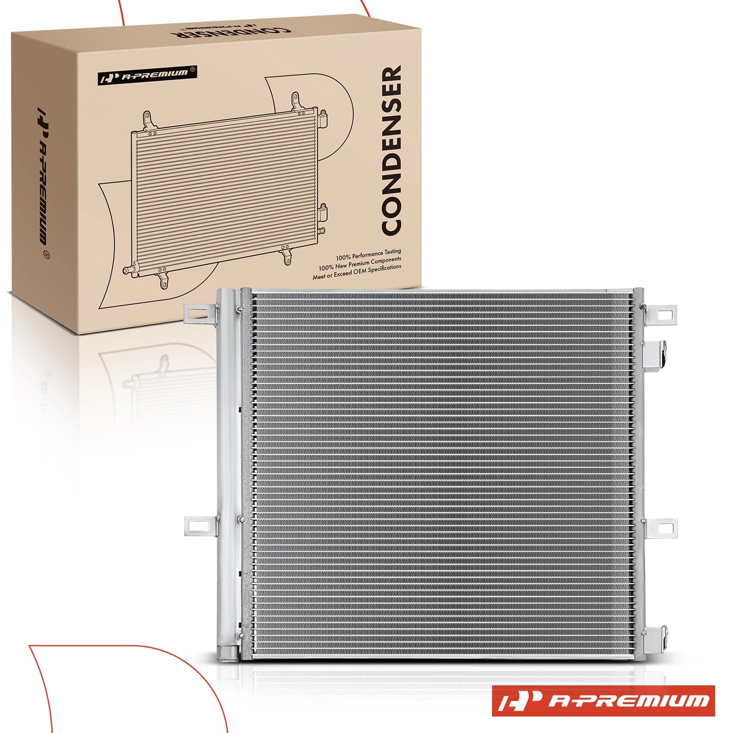 A/C Condenser with Bracket & Receiver Drier for GMC Acadia Cadillac XT5 (2017–2020)
