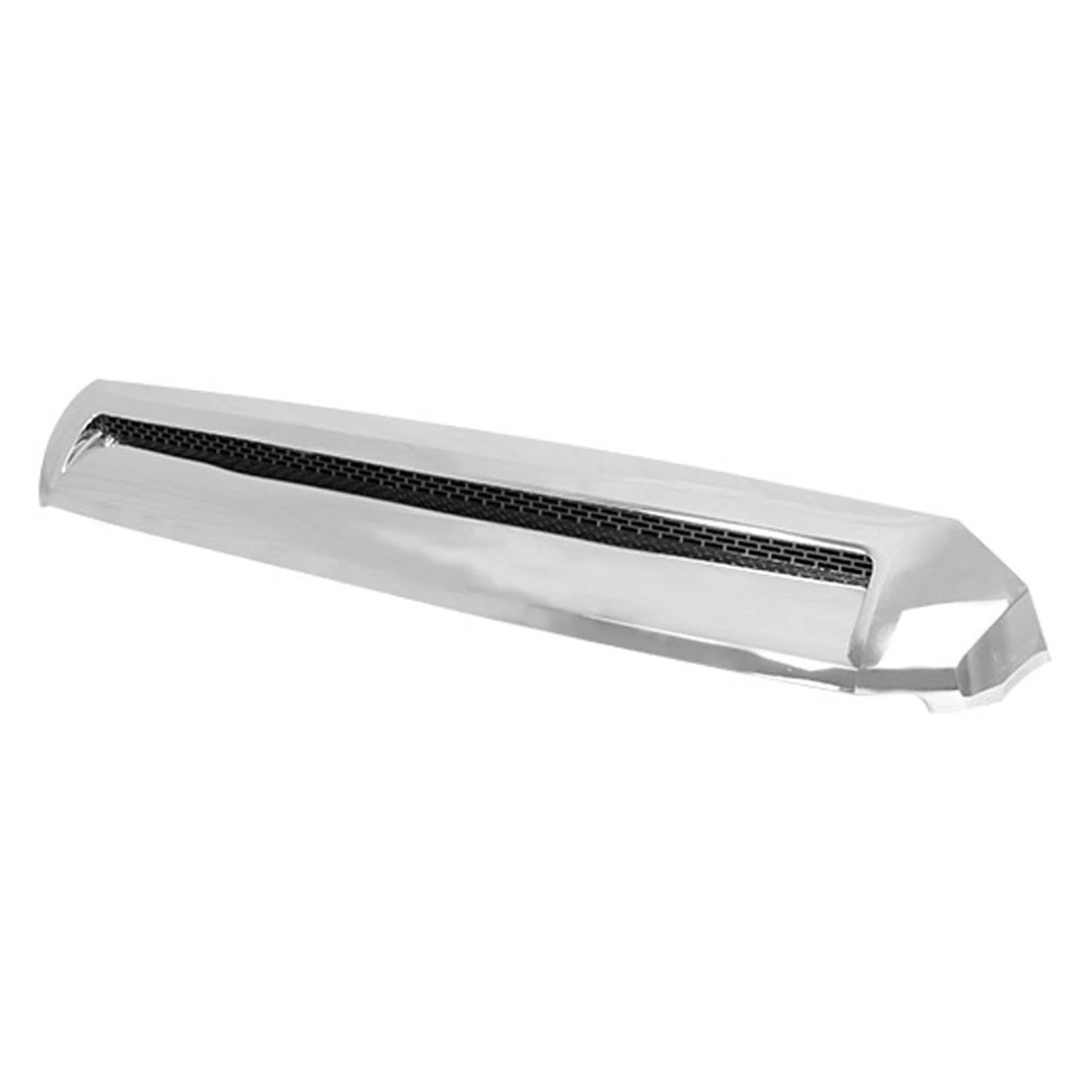 Replacement Black Chrome/Matte ABS Plastic Front Hood Molding