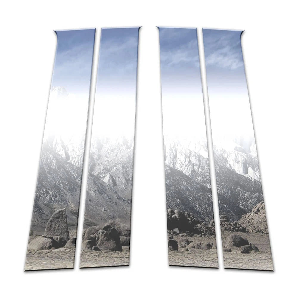 Chrome Pillar Post Covers 4Pc for Dodge Journey (2009–2024)