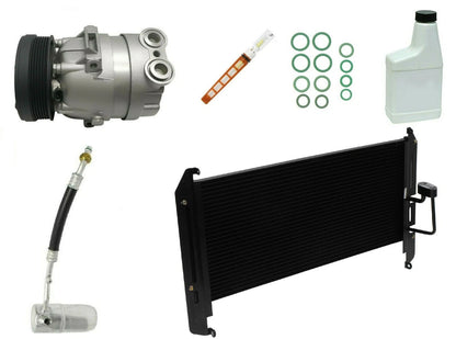 AC Compressor Kit with Condenser for Nissan Navara D40 (2005–2015)