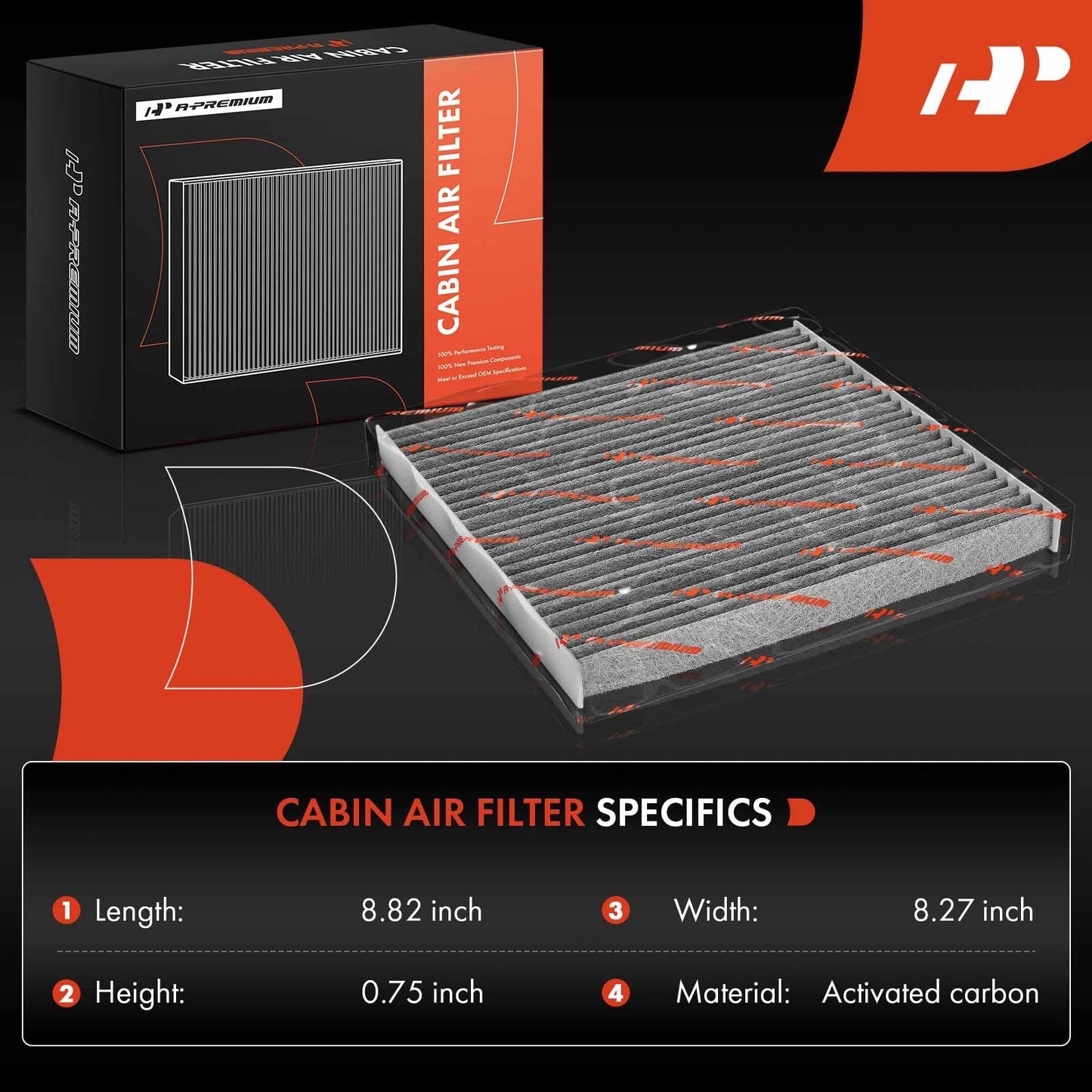 Activated Carbon Cabin Air Filter for Nissan Versa NV200 (2010–2023)