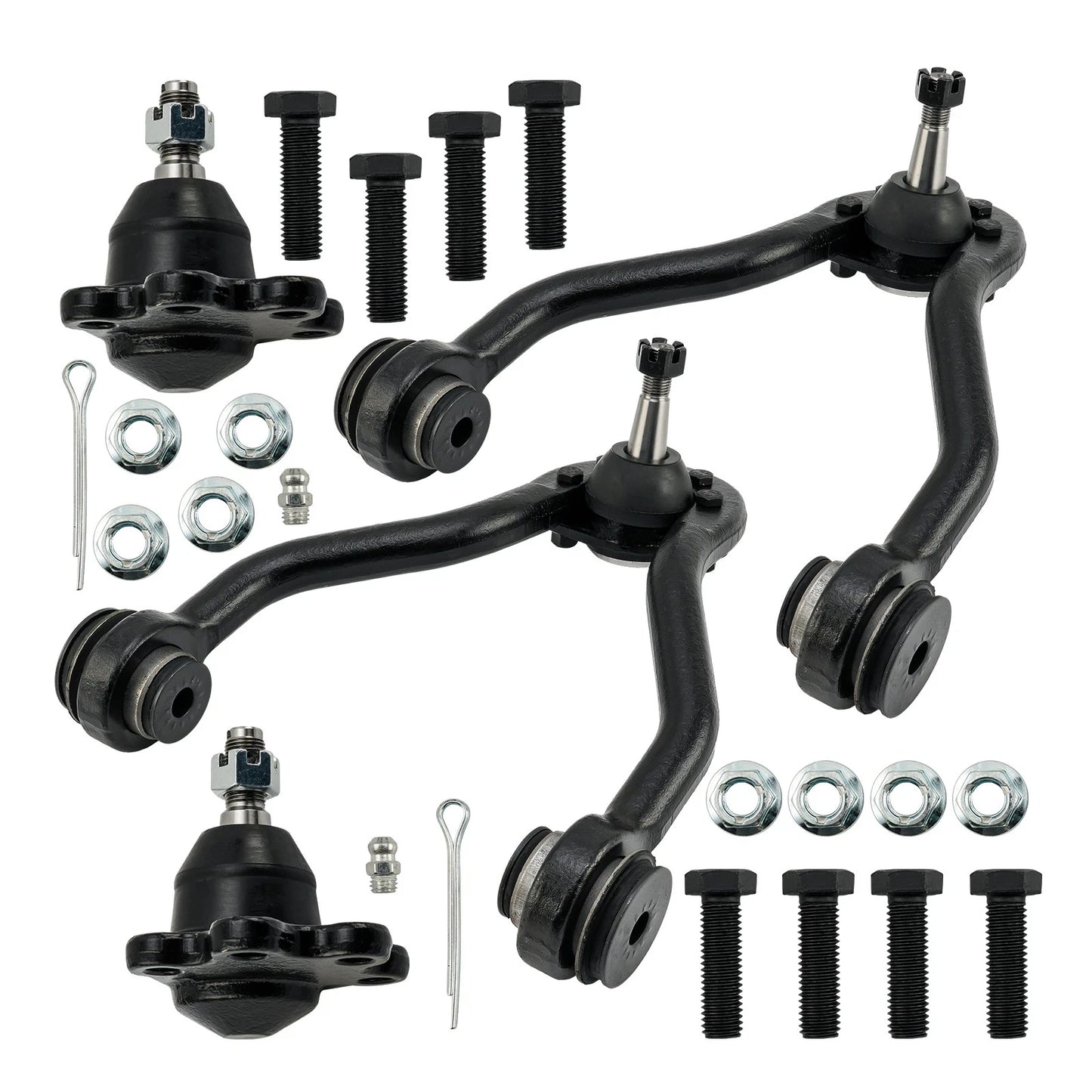 4pc Front Control Arm and Ball Joint Kit for 1994–1999 Chevrolet K1500 Suburban