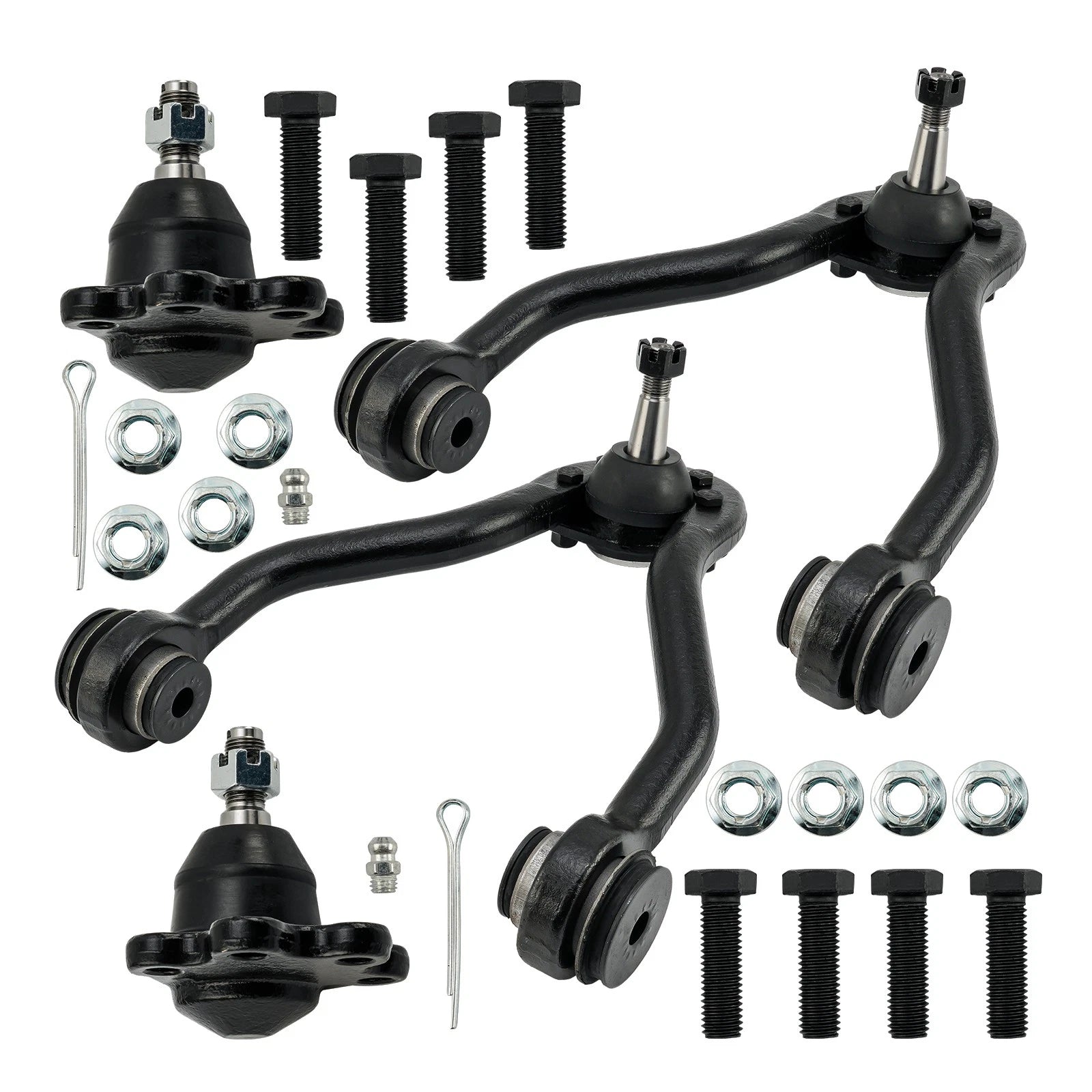 4pc Front Control Arm and Ball Joint Kit for 1994–1999 Chevrolet K1500 Suburban
