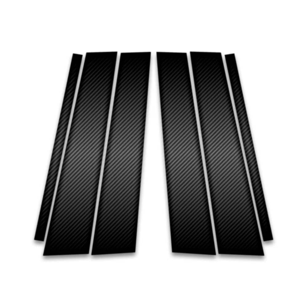 6pc Carbon Fiber Pillar Post Covers for 2013-2019 Mercedes-Benz GL Class