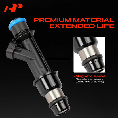 6x Fuel Injector for GMC Envoy (2002–2007) Chevrolet Trailblazer EXT (2002–2006)