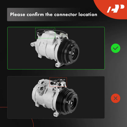 A/C Compressor with Clutch for Mercedes-Benz Sprinter 2500 3500 (2007–2018)