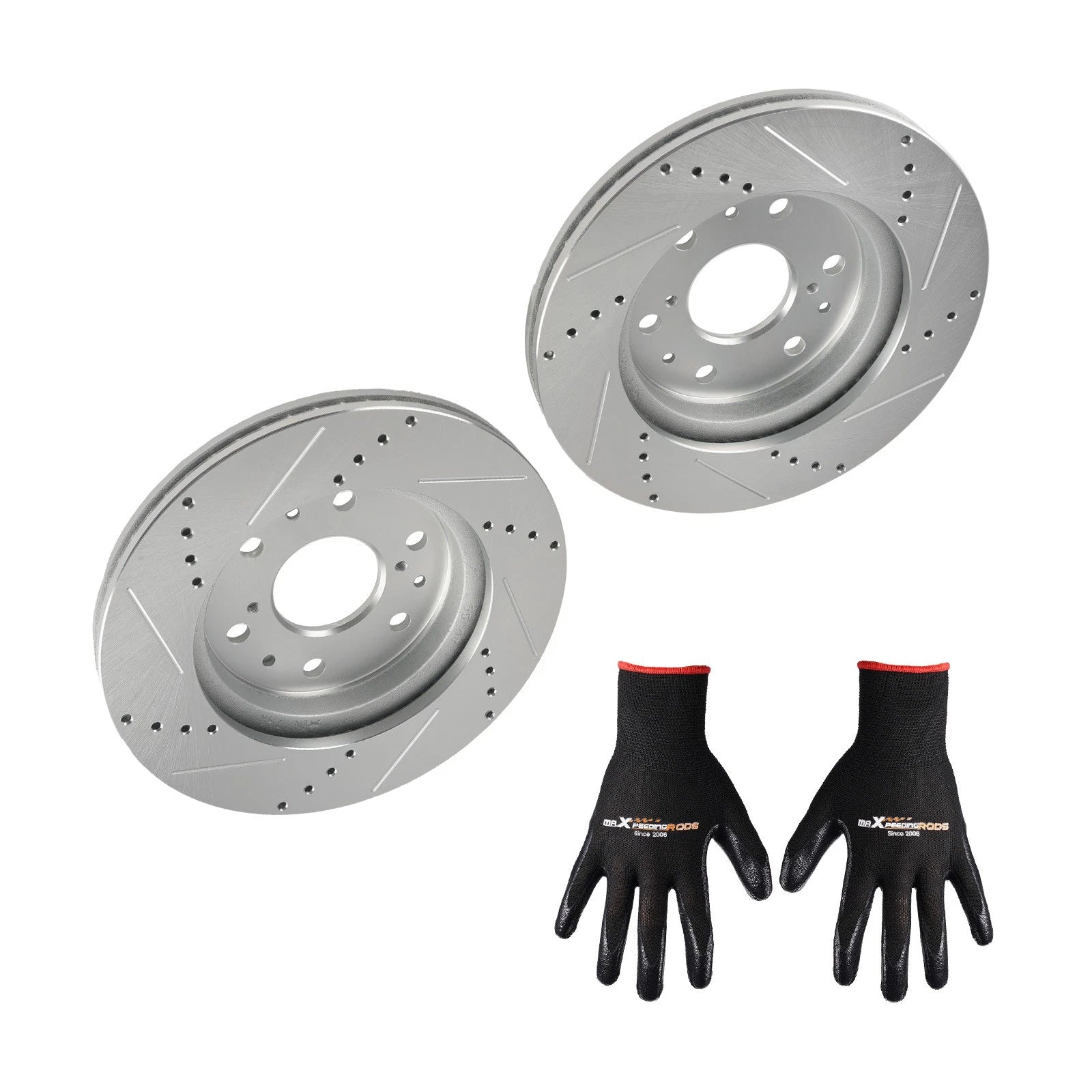 Front Drilled & Slotted Brake Rotor for Cadillac Escalade ESV (2007–2020)