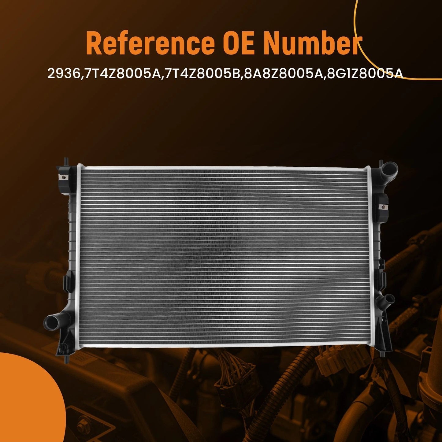 Cooling Radiator for Ford Taurus/Taurus X (2008–2013)